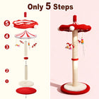 【Summervibes】Catails Cat Scratching Post 39.7"Tall Cat Tree Cat Tower Carousel Cat Scratching Posts Suitable for Kittens & Adult Stuff for Indoor Cat Tree Coffin Bed Sisal Scratcher with Cat Toy Soutdoor Fun