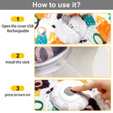 Seek Cat Toy with 20 Toys Hide and Seek Rechargeable Cat Toy #Summervibes #Petlovers Automatic Chargeable Interactive Cat Toy for Indoor Cats ，Iultra-Quiet Touch Activated Self Play Cat Exercise Toy for Adult Cats & Kittens Breed Outdoorfun