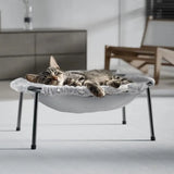 Desk Pet Bedpomesea Soft Elevated Hammock for Small Dogs & Cats, Glow in the Dark Raised Desk Bed,Cozy Floor Hammock,Cat Lounge Furniture,Anti-Anxiety