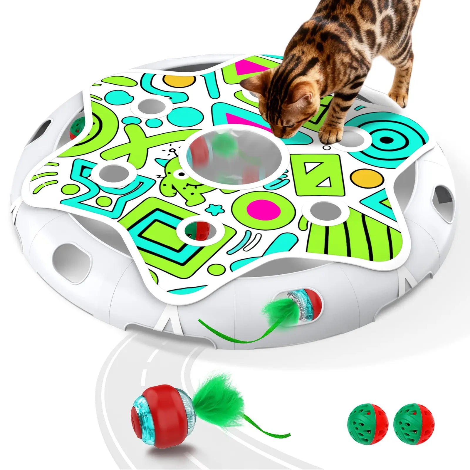 Set de juguetes interactivos para gatos Petmino Bentopal Hide & Seek