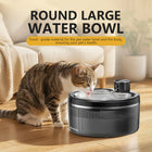 Smart Wireless Dynamic Cat Water Dispenser Ultra Silent 2.5L/84.54Oz Automatic Pet Water Bowl Equipped with Four-Layer Filtration System Ultra-Quiet Water Pump Dual Power Supply for Cats and Dogs