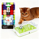 Official FIFA World Cup 2026 Interactive Cat Puzzle Feeder&Slow Feed Toy–Mental Stimulation Treat Dispenser Maze,Enrichment&Cat Toy,Football Fan Gift