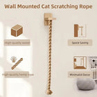 Vertical Cat Climbing Frame, Durable Natural Hemp Rope, Scratching Posts, Indoor Pet Exercise Toy, Space-Saving Design, Wall Hook Included, Encourages Activity