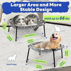 Desk Pet Bedpomesea Soft Elevated Hammock for Small Dogs & Cats, Glow in the Dark Raised Desk Bed,Cozy Floor Hammock,Cat Lounge Furniture,Anti-Anxiety