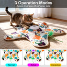 Seek Cat Toy with 20 Toys Hide and Seek Rechargeable Cat Toy #Summervibes #Petlovers Automatic Chargeable Interactive Cat Toy for Indoor Cats ，Iultra-Quiet Touch Activated Self Play Cat Exercise Toy for Adult Cats & Kittens Breed Outdoorfun