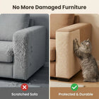 Cat Scratch Furniture Protector, Self-Adhesive Anti-Scratch Cat Couch Protector, Durable Trimmable Cat Scratching Pad for Sofa, Wall, Door, Stop Cat Scratching Damage