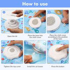 Interactive Unpredicatable Moving Feather Hunting Cat Toy with Real Mouse Squeaky, Hide and Seek Rechargeable Cat Toy for Bored Cat, Automatic Chargeable, Indoor Exercise & Boredom Relief for All Breeds Cats , Essential for Petlovers