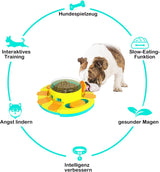 Interactive Dog Toys for Training Slow Eat Puzzle Toy Funny Feeding Dispenser Intelligence Toy Slow Feeder Aid Digestion