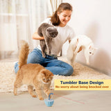 Cat Toys for Indoor Laser Pointer, Interactive Cat Toy for Bored Adult Cats,Random Trajectory and Tumbler Base, Laser for Cats