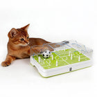 Official FIFA World Cup 2026 Interactive Cat Puzzle Feeder&Slow Feed Toy–Mental Stimulation Treat Dispenser Maze,Enrichment&Cat Toy,Football Fan Gift