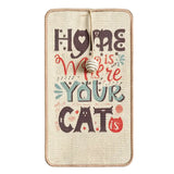 Printed Sisal Cat Scratching Mat, Wall-Mounted Cat Scratch Pad for Furniture and Wall Protection, Non-Slip Cat Scratching Mat for Indoor Cats and Kittens