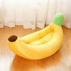 Banana Boat Pet Bed, Shaped Beds, Detachable and Washable, Suitable for Small/Medium Cats/Dogs, Universal Design, Comfortable and Soft, Secure Pet Bed