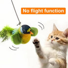 Elastic Rope Bird Cat Toy, Interactive Simulated Feather Teaser Toy for Indoor Cats, Self Playing Hanging Cat Toy to Reduce Boredom and Encourage Exercise Summervibers