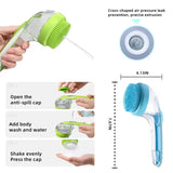 【Summervibes】2026 New 2 in 1 Pet Bath and Grooming Brush Is a Pet Toolwith Built in Shampoo Dispenser for Easy Bathing a Softmassage Tool for Long or Short Haired Dogs and Cats Idealfor Shower Grooming Supplies