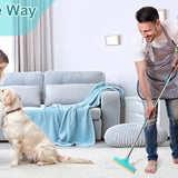 Pet Epilator，Cat Hair Remover，Reusable Pet Hair Carpet Rake Broom Pet Hair Removal，Adjustable Pet Hair Remover，Pet Cleaning Brush with Hanging Ring