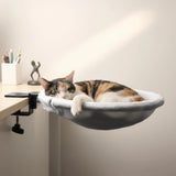 Desk Pet Bedpomesea Soft Elevated Hammock for Small Dogs & Cats, Glow in the Dark Raised Desk Bed,Cozy Floor Hammock,Cat Lounge Furniture,Anti-Anxiety