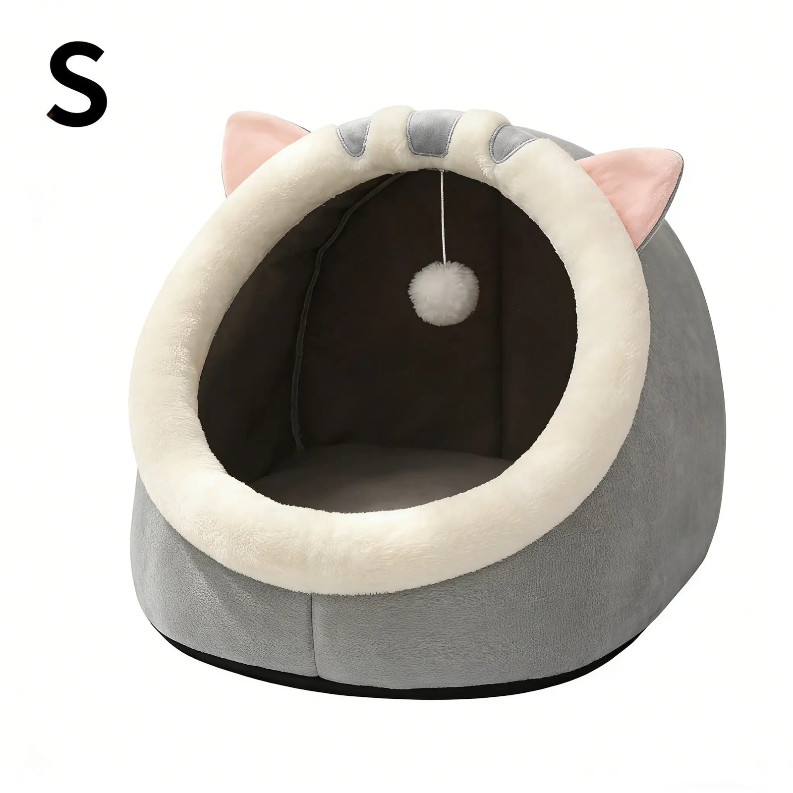 Cama cueva Petmino Cozy para gatos – Escondite de felpa para gatitos y gatos pequeños