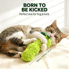 New Store Perks ！Catnip Caterpillar Plush Pillow 1Pc, Crinkle Sound Cat Toy with Catnip Head Silvervine Tail, Interactive Boredom Relief Toy for Indoor Cats