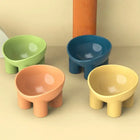 Elevated Pet Bowl Set Feeder with Neck Design, Anti-Tip Feature, Perfect for Cats & Dogs, Ideal for Food Water Snacks