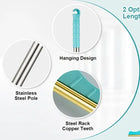 Pet Epilator，Cat Hair Remover，Reusable Pet Hair Carpet Rake Broom Pet Hair Removal，Adjustable Pet Hair Remover，Pet Cleaning Brush with Hanging Ring