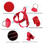 No Pull Dog Harness Breathable Mesh Pet Vest Adjustable Reflective Soft Padded Dog Training Harness for Small Medium Large Dogs