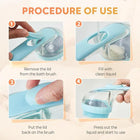 【Summervibes】2026 New 2 in 1 Pet Bath and Grooming Brush Is a Pet Toolwith Built in Shampoo Dispenser for Easy Bathing a Softmassage Tool for Long or Short Haired Dogs and Cats Idealfor Shower Grooming Supplies