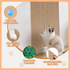 Mocherpion Natural Cork Cat Scratcher Board 2-Pack: Ideal for Multi-Cat Families, Eco-Friendly Strong Adhesive Backing, Wall, Sofa & Cabinet Door Mountable, Scratch-Resistant Easy to Clean, Doubles as Cat Scratcher & Cat Mat, Claw-Friendly Safe