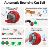 Bentopal Interactive Hide and Seek Cat Toy Set | Endless Fun for Your Indoor Cat with Motion Activated Ball