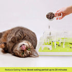 Allforpaws Puzzle Cat Slow Feeder Treat Maze Mazing Fun Treat Hunt Cat Toy Christmas Gift for Cats