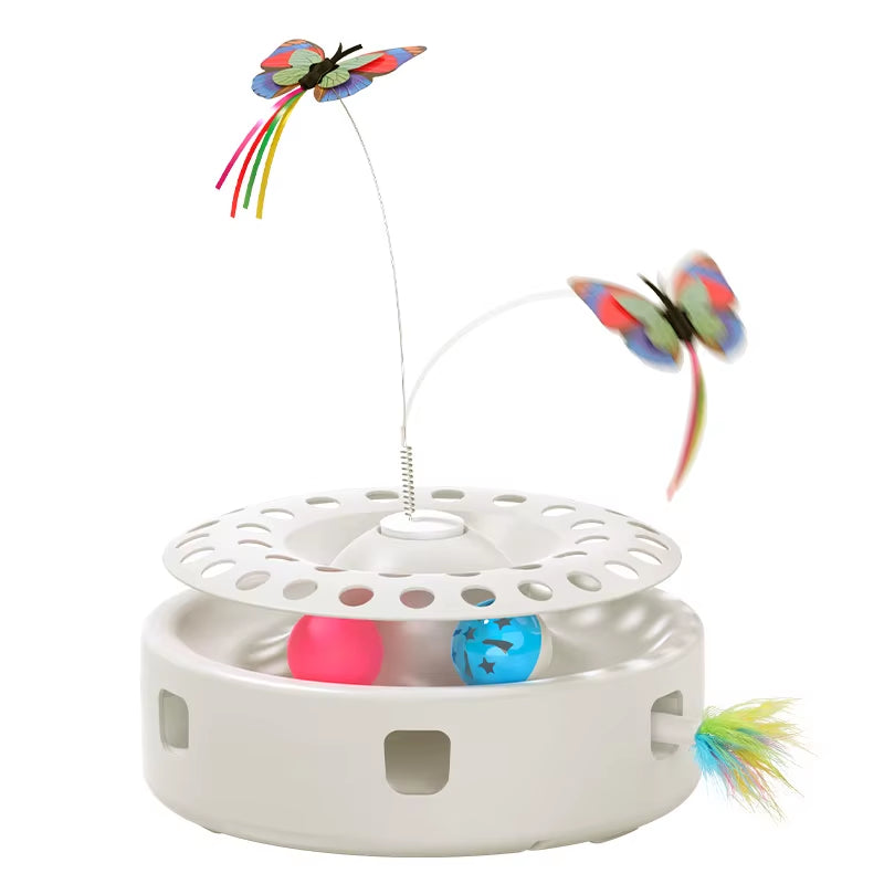 Set de Juguetes Eléctricos Interactivos 3 en 1 para Gatos Petmino