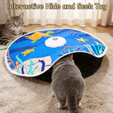 Seek Cat Toy with 20 Toys Hide and Seek Rechargeable Cat Toy #Summervibes #Petlovers Automatic Chargeable Interactive Cat Toy for Indoor Cats ，Iultra-Quiet Touch Activated Self Play Cat Exercise Toy for Adult Cats & Kittens Breed Outdoorfun